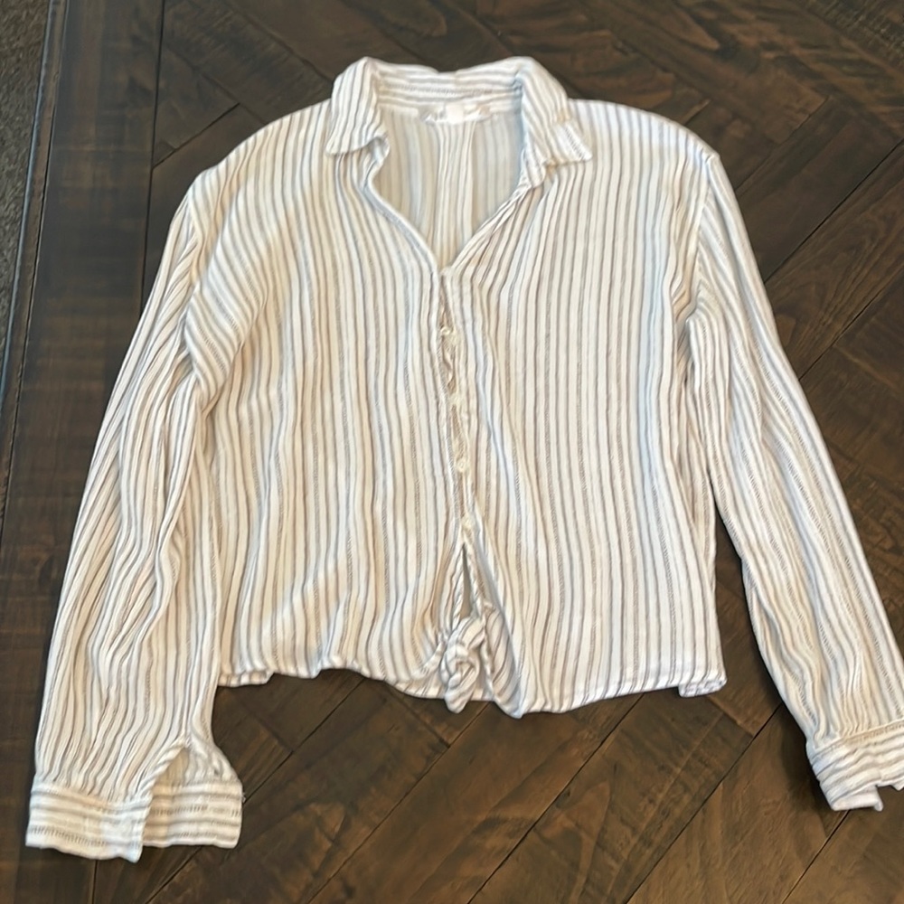 Hippie Rose button down shirt